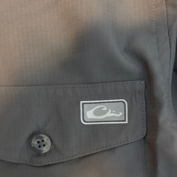 Drake Waterfowl Tennessee Vols Dark Gray S/S button down - Picture 3 of 9